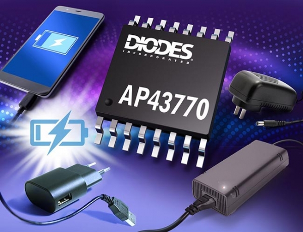 Выпущенный Diodes контроллер USB PD поддерживает стандартные и фирменные протоколы Power Delivery