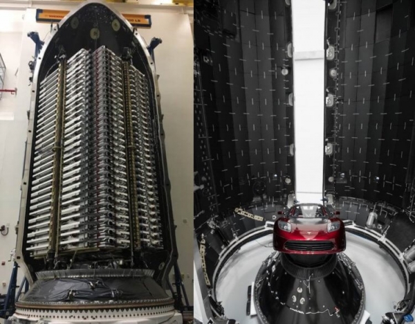 Илон Маск показал ракету, которая выведет сразу 60 спутников за один запуск